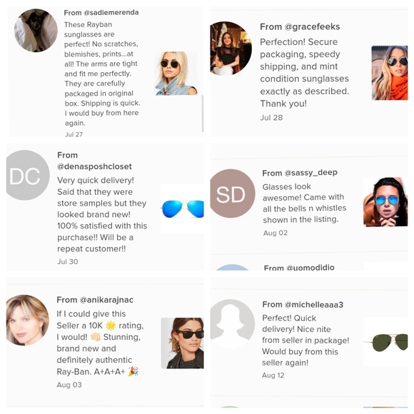 RayBan (Store Display) Round Metal Reflective Pink RB3447 Mirror - Picture 10 of 14